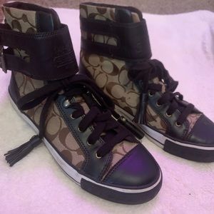 Coach High Top Fashion Sneakers